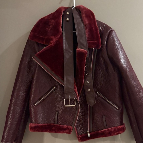 Vintage Burgundy Jacket - Picture 2 of 4